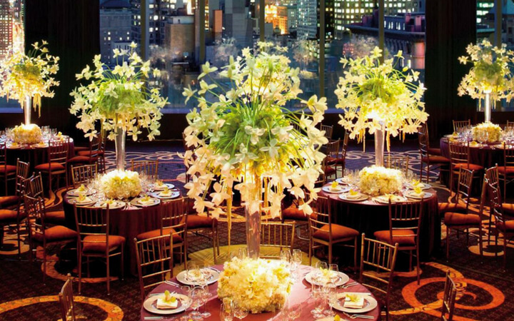 event setup at the mandarin oriental in new york city