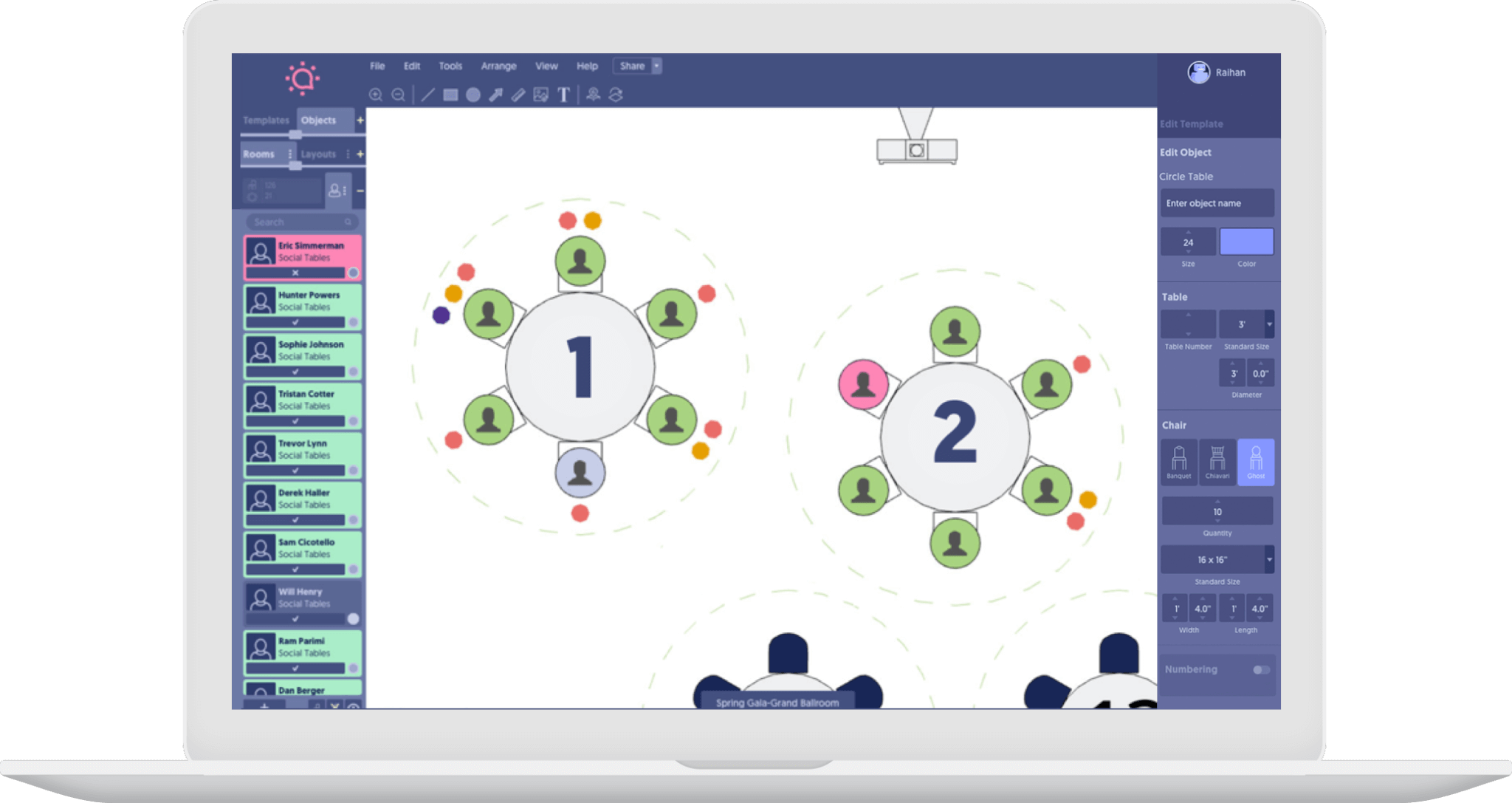 Seating Chart Software for Event Planners Social Tables
