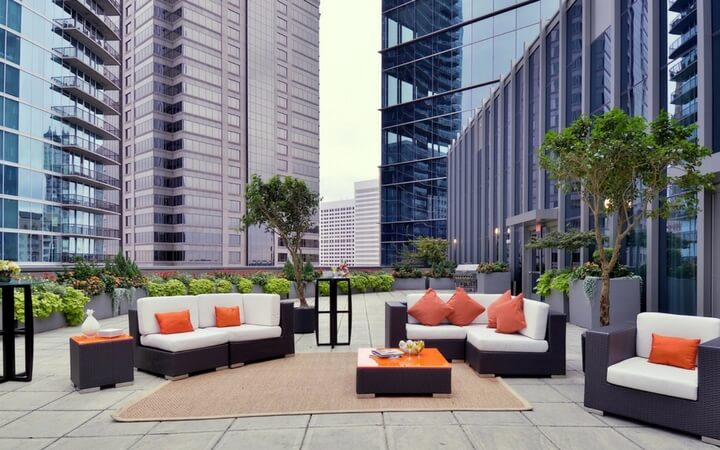 Loews Hotel makes a great Atlanta venue in part thanks to its incredible terrace