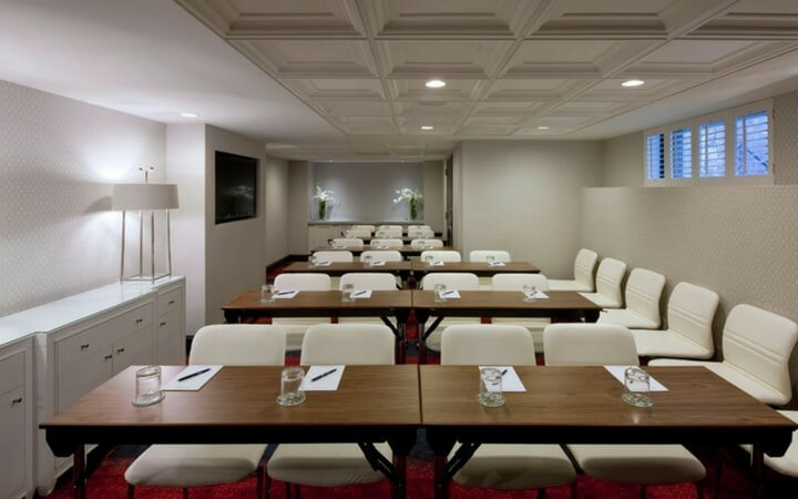 A meeting space at the Capitol Hill hotel in Washington DC