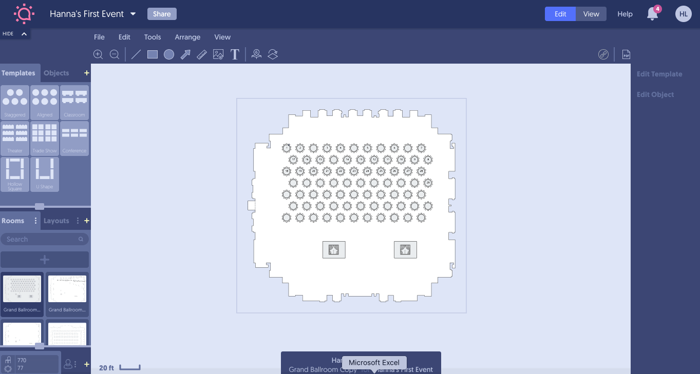 Theater Row Templates can now be customized