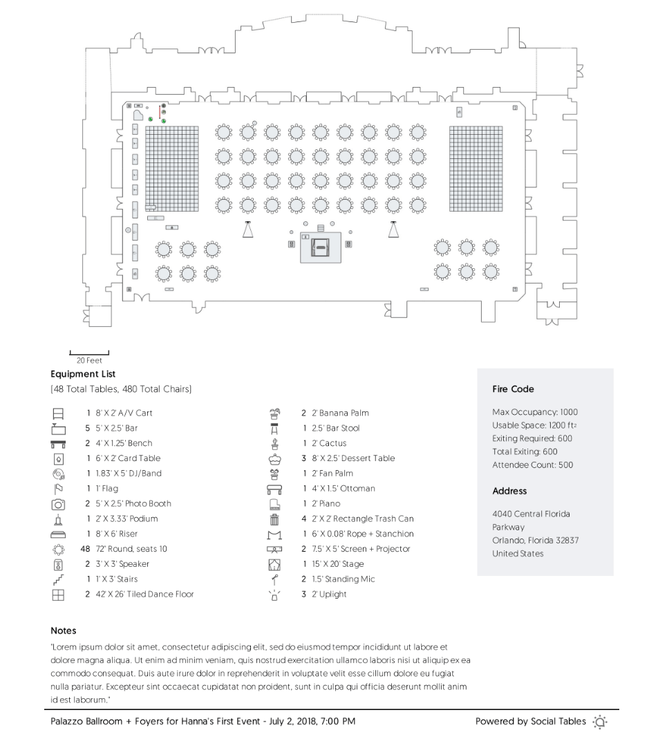 New compact export, which will fit the diagram, equipment list, notes, fire code, and address onto a single page: 