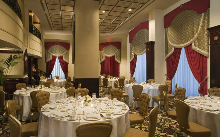 an event space at the Driskill Hotel in Austin