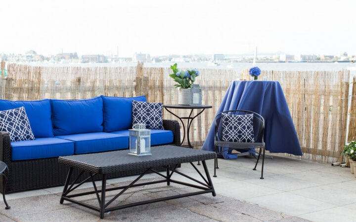 A rooftop Boston event space at the Exchange Conference Center