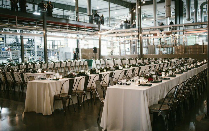 An event space in Denver's Great Divide Brewery