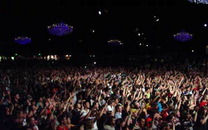 A concert at the legendary Denver event venue the Fillmore