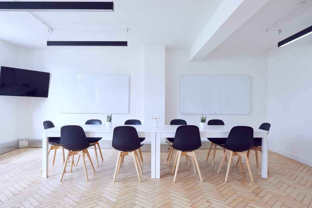 An empty boardroom that could be filled with proper RFP management