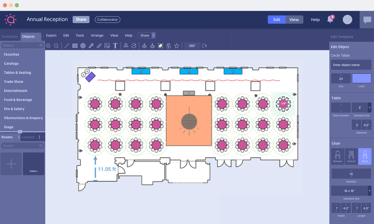 trending event diagramming technology for hotel contracts