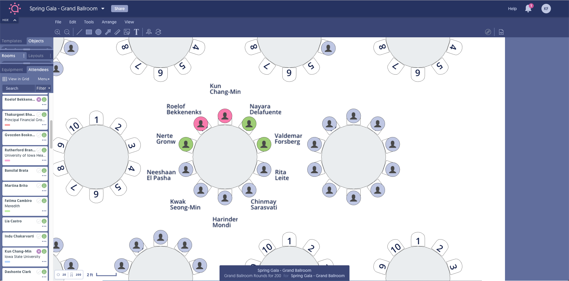 seating assignment generator