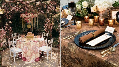 fall wedding table settings