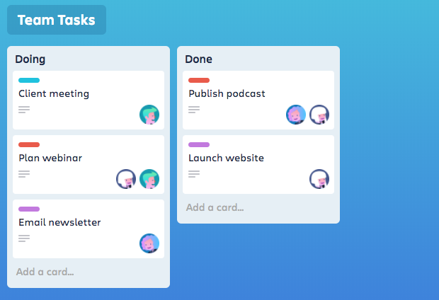 trello event planning app